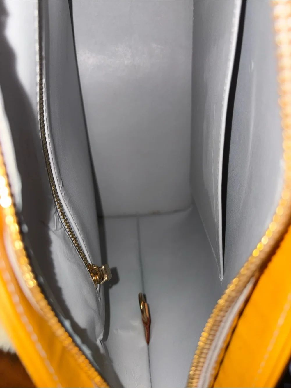 Louis Vuitton Yellow Vernis Bag